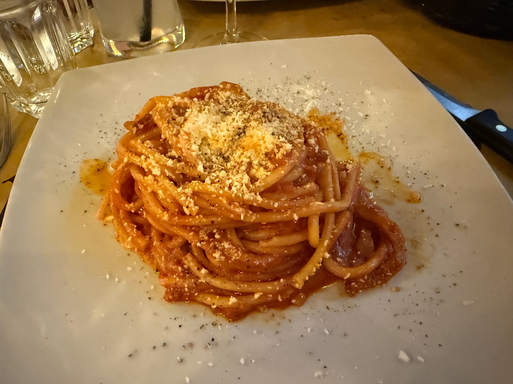 Amatriciana at Mimì e Cocò.