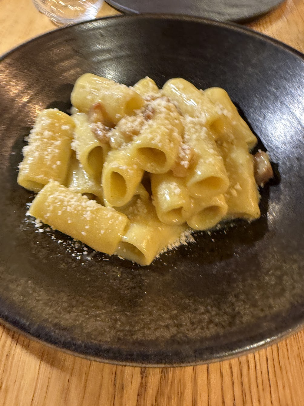 Carbonara at La Pace del Palato.