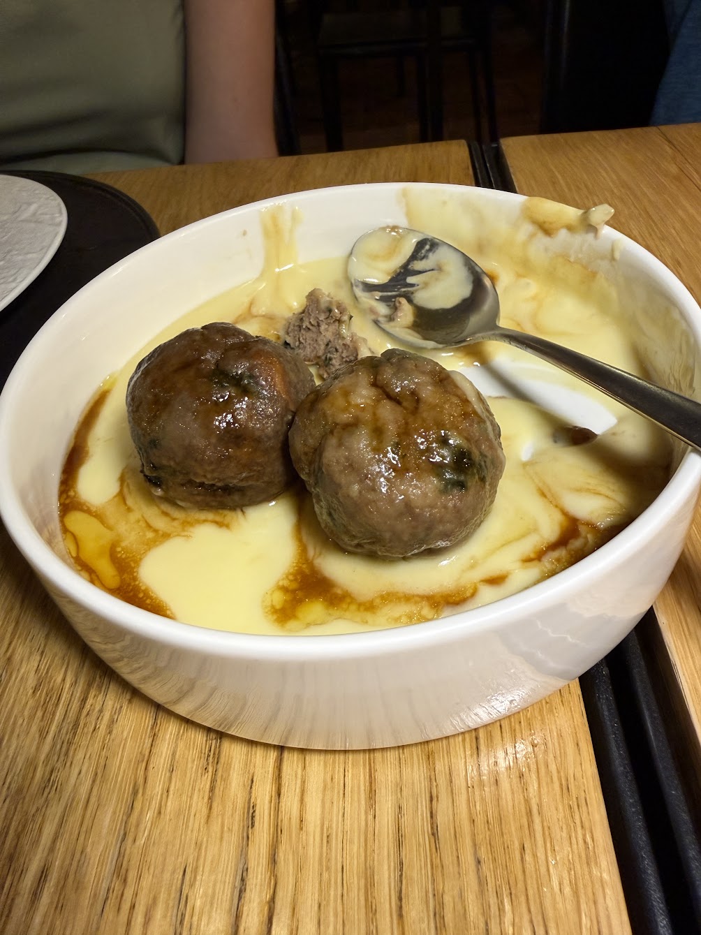 Meatballs at La Pace del Palato.